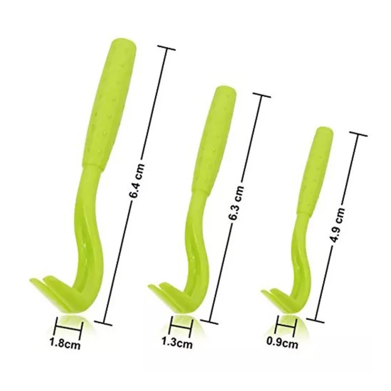 Advanllent 3 Sizes Tick Removal Tool For Dogs, Cats, Plastic Flea And Tick Remover, Flea And Tick Grabber