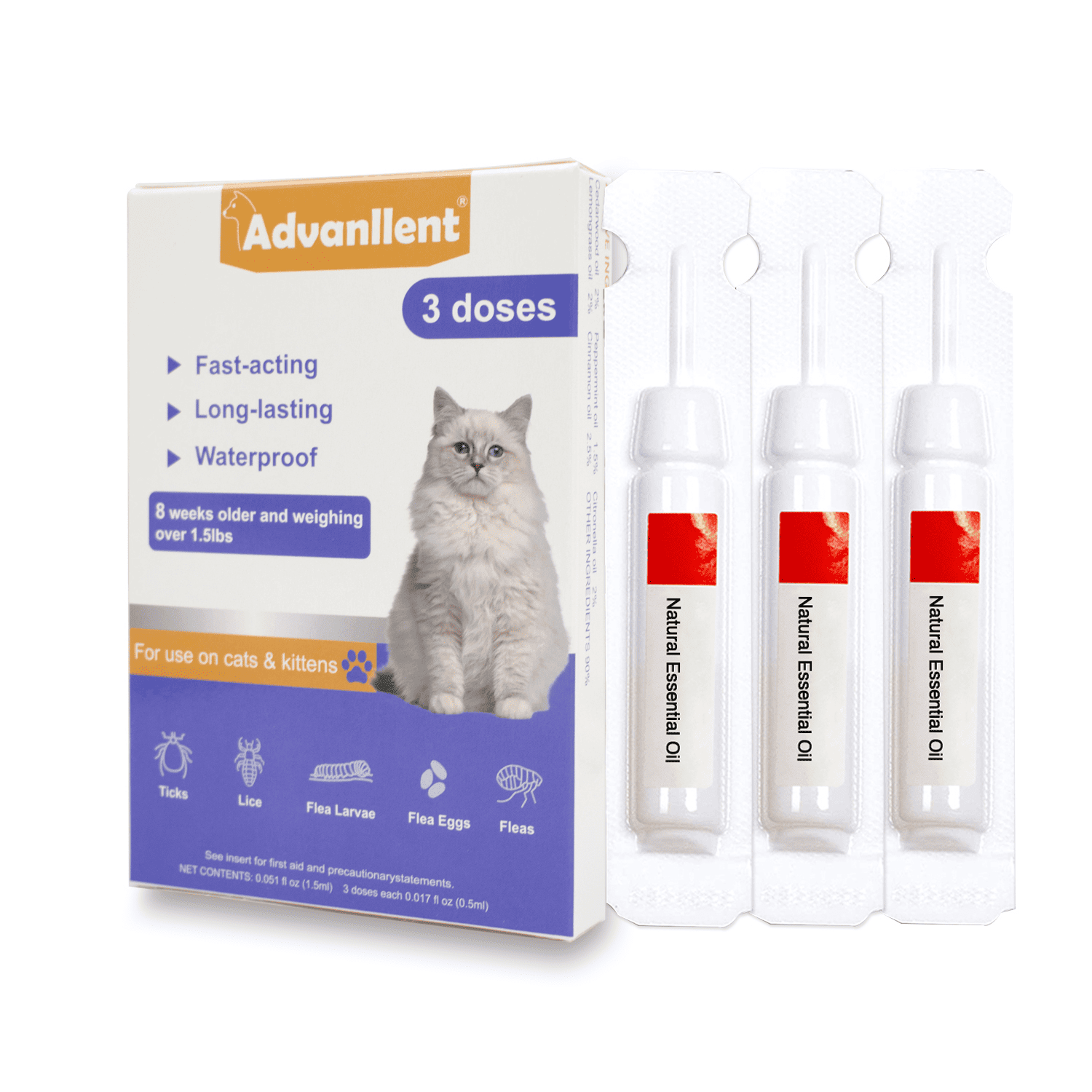 cat flea drops