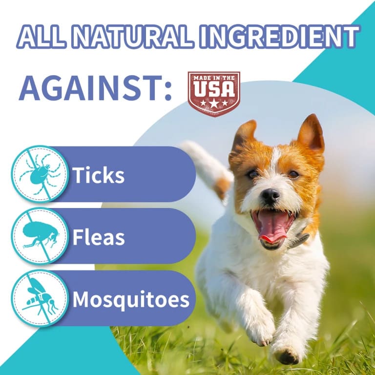 Advanllent Oral Flea and Tick Treatment - Natural and Functional Flea Chews, Flea Tick Supplement for Dogs